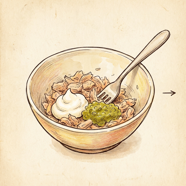 Creamy Tuna Delight Sandwich instructions