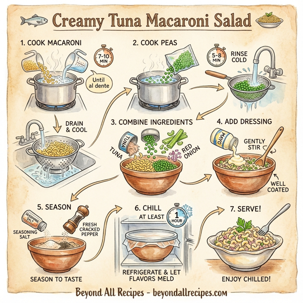 Creamy Tuna Macaroni Salad instructions