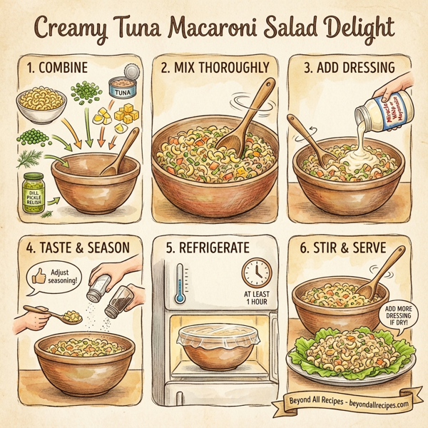 Creamy Tuna Macaroni Salad Delight instructions