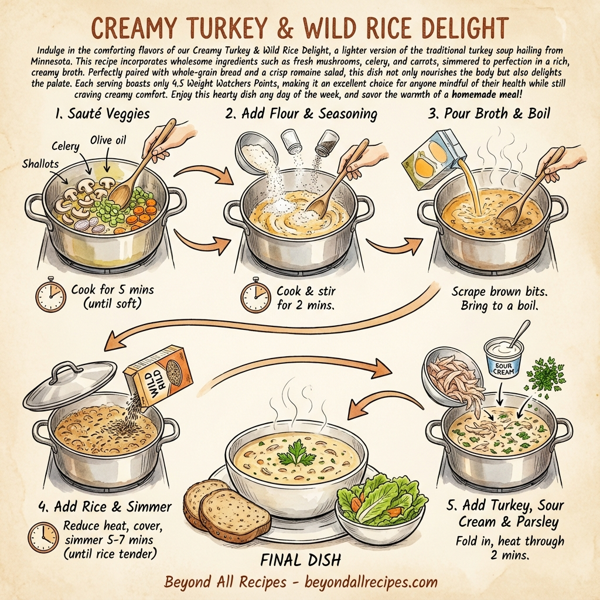 Creamy Turkey & Wild Rice Delight instructions
