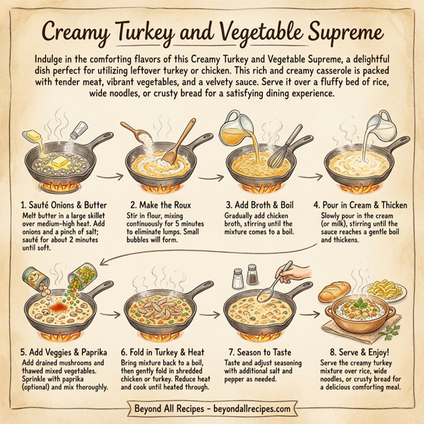 Creamy Turkey and Vegetable Supreme instructions