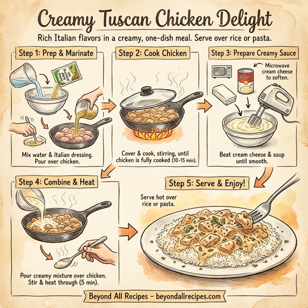 Creamy Tuscan Chicken Delight instructions