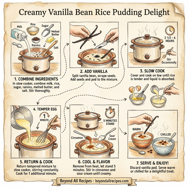Creamy Vanilla Bean Rice Pudding Delight instructions