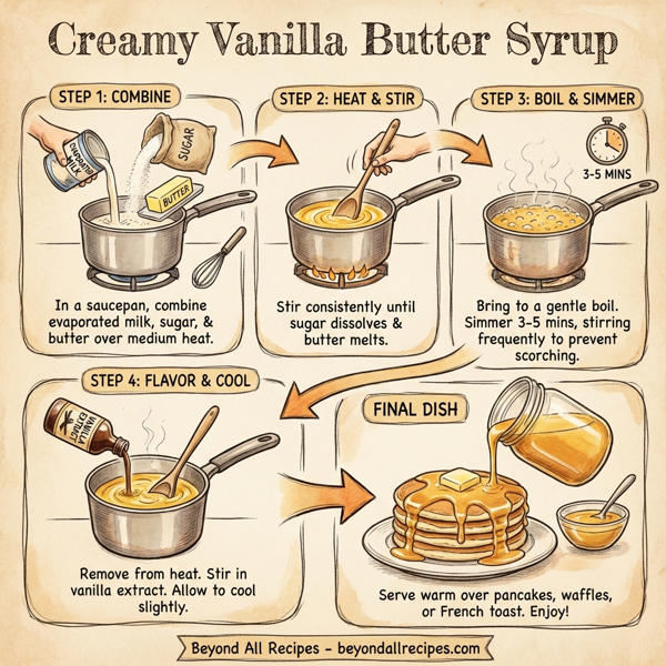 Creamy Vanilla Butter Syrup instructions