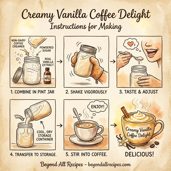 Creamy Vanilla Coffee Delight instructions