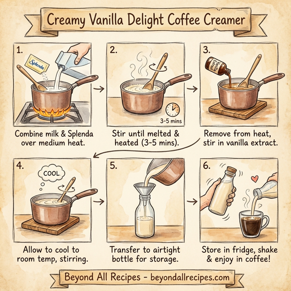 Creamy Vanilla Delight Coffee Creamer instructions