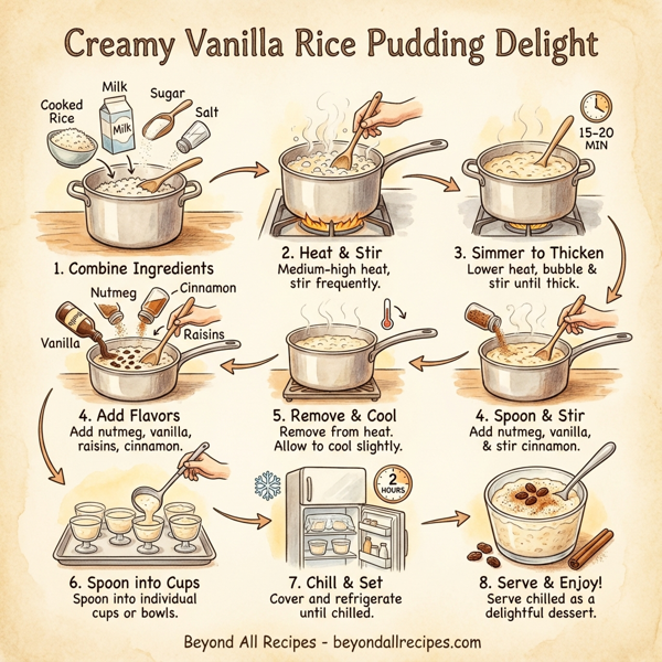 Creamy Vanilla Rice Pudding Delight instructions