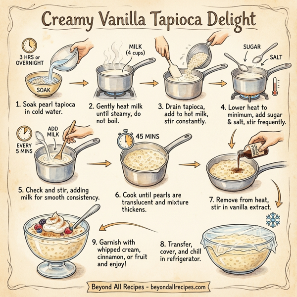 Creamy Vanilla Tapioca Delight instructions