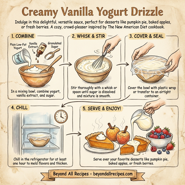 Creamy Vanilla Yogurt Drizzle instructions