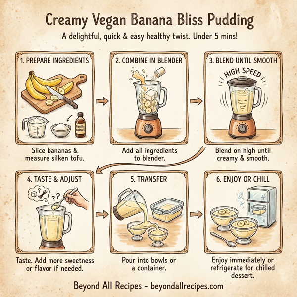 Creamy Vegan Banana Bliss Pudding instructions