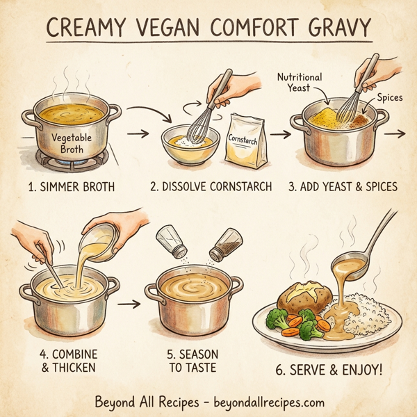 Creamy Vegan Comfort Gravy instructions