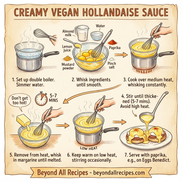 Creamy Vegan Hollandaise Sauce instructions