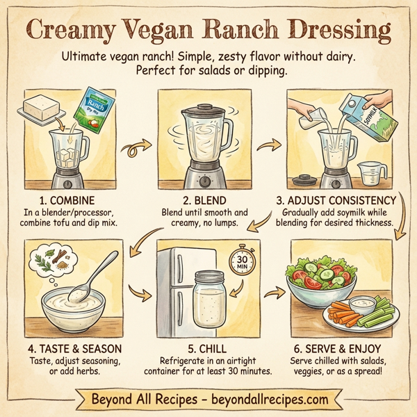 Creamy Vegan Ranch Dressing instructions