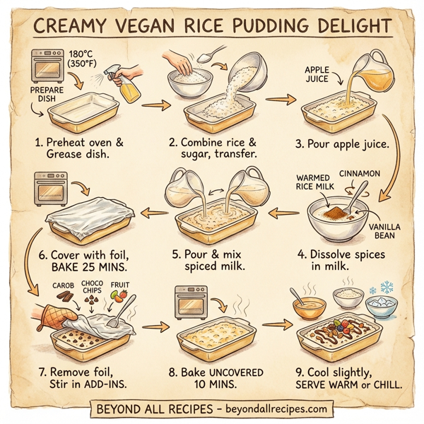 Creamy Vegan Rice Pudding Delight instructions