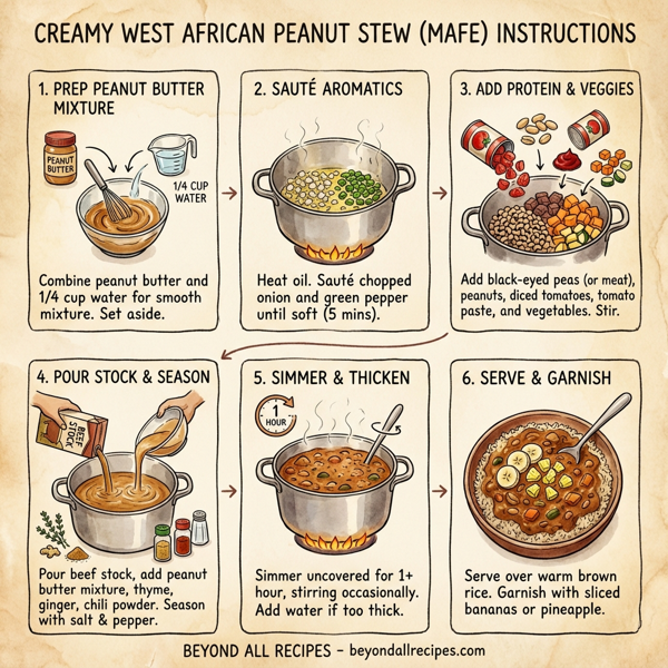 Creamy West African Peanut Stew (Mafe) instructions