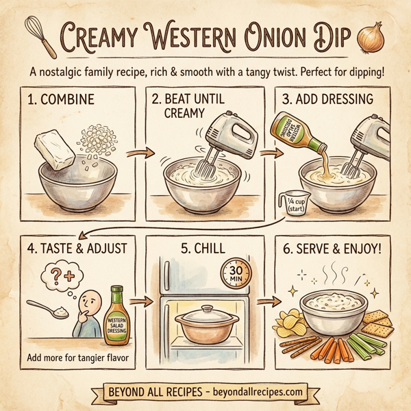 Creamy Western Onion Dip instructions