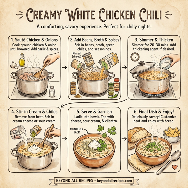 Creamy White Chicken Chili instructions