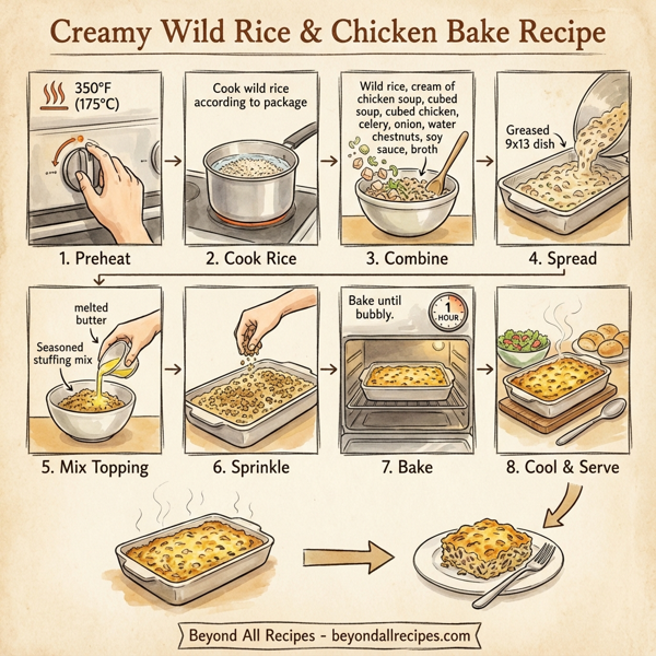 Creamy Wild Rice & Chicken Bake instructions