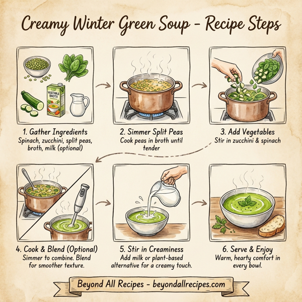 Creamy Winter Green Soup instructions