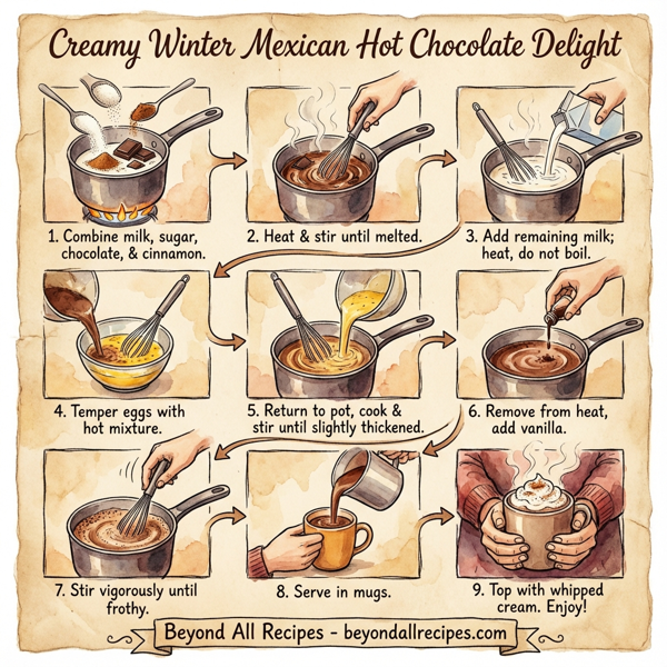 Creamy Winter Mexican Hot Chocolate Delight instructions