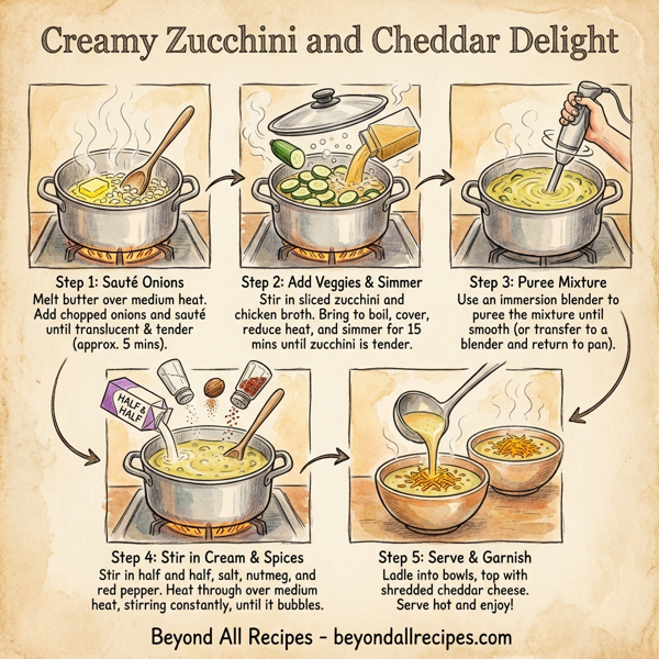 Creamy Zucchini and Cheddar Delight instructions