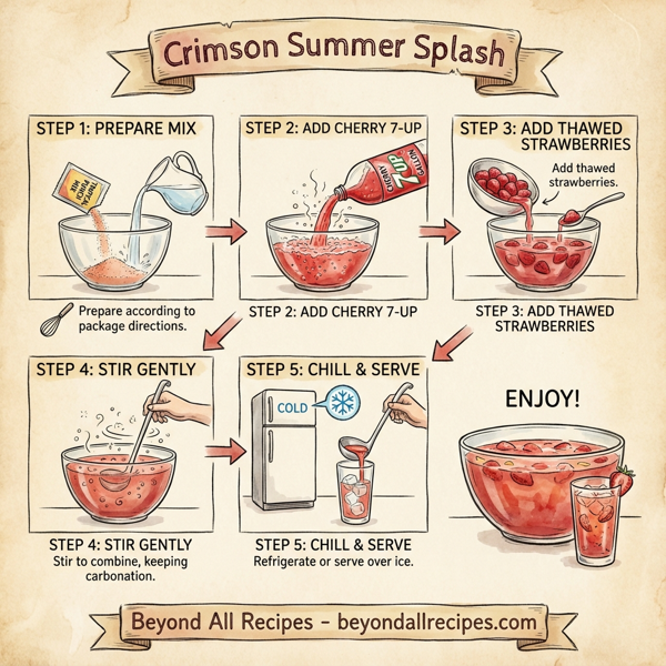 Crimson Summer Splash instructions