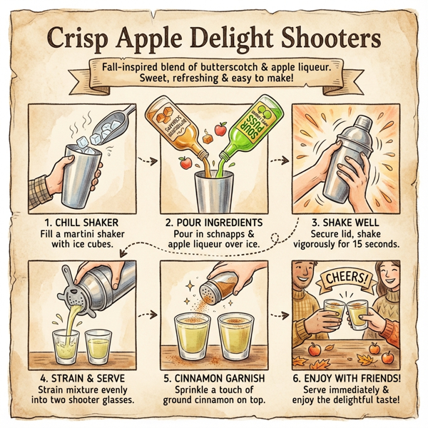 Crisp Apple Delight Shooters instructions