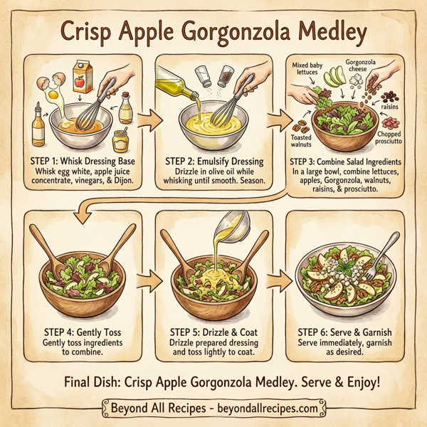 Crisp Apple Gorgonzola Medley instructions