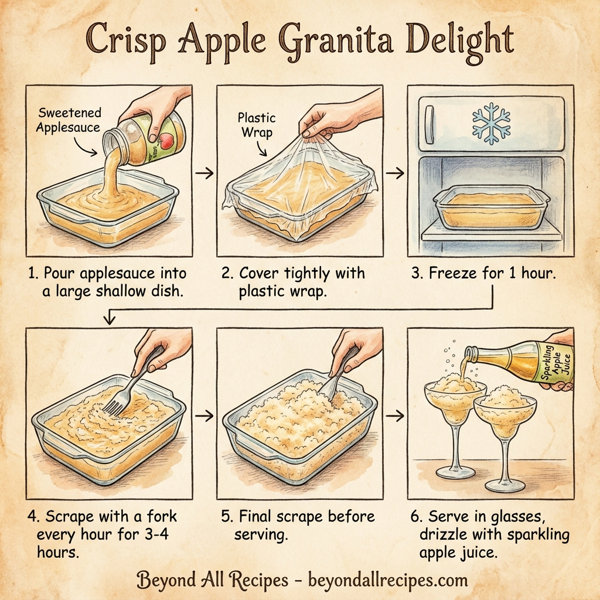 Crisp Apple Granita Delight instructions
