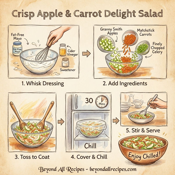 Crisp Apple & Carrot Delight Salad instructions