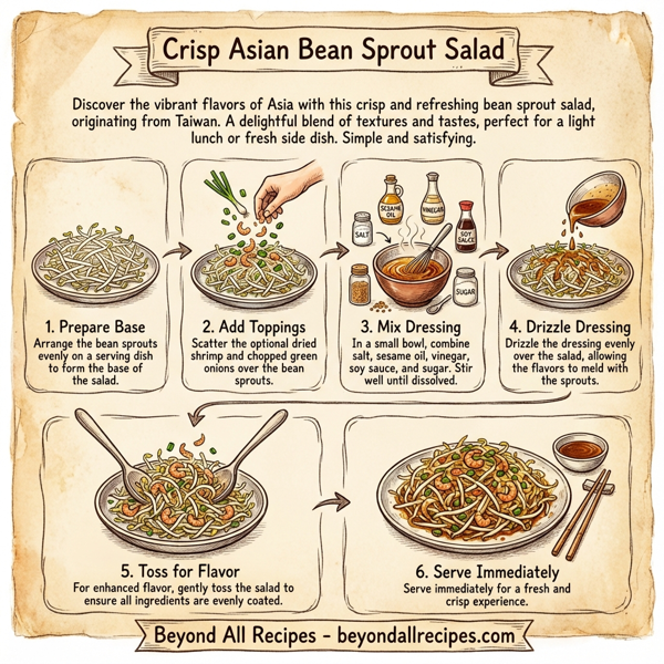 Crisp Asian Bean Sprout Salad instructions