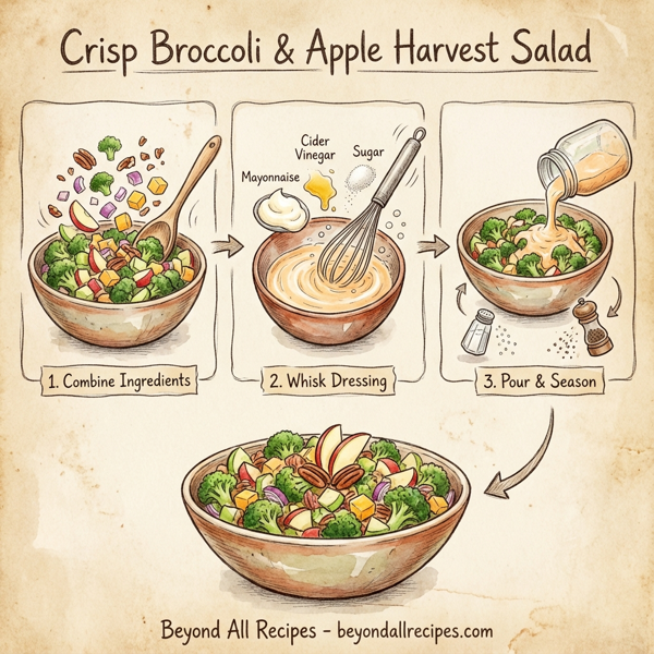 Crisp Broccoli & Apple Harvest Salad instructions