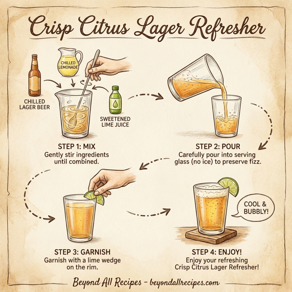 Crisp Citrus Lager Refresher instructions
