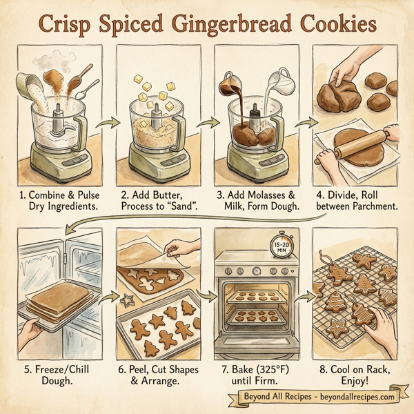 Crisp Spiced Gingerbread Cookies instructions