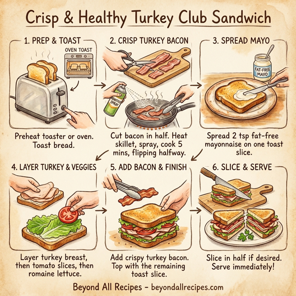 Crisp & Healthy Turkey Club Sandwich instructions