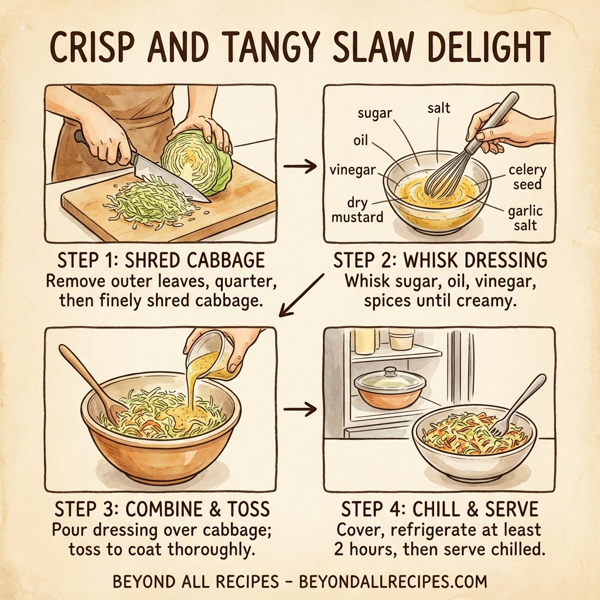 Crisp and Tangy Slaw Delight instructions