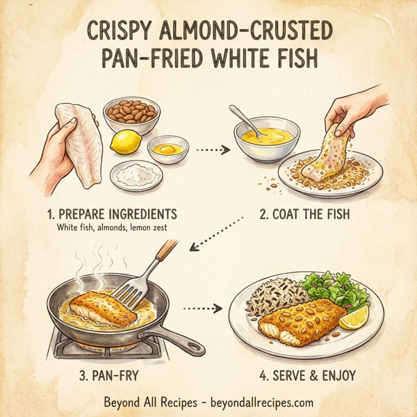 Crispy Almond-Crusted Pan-Fried White Fish instructions