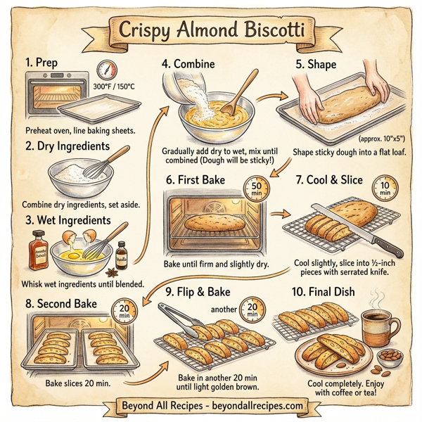 Crispy Almond Biscotti instructions
