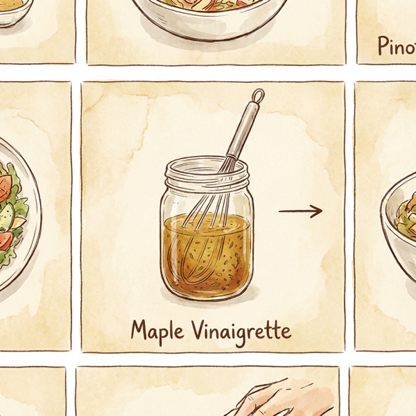 Crispy Apple & Cranberry Grilled Salad instructions