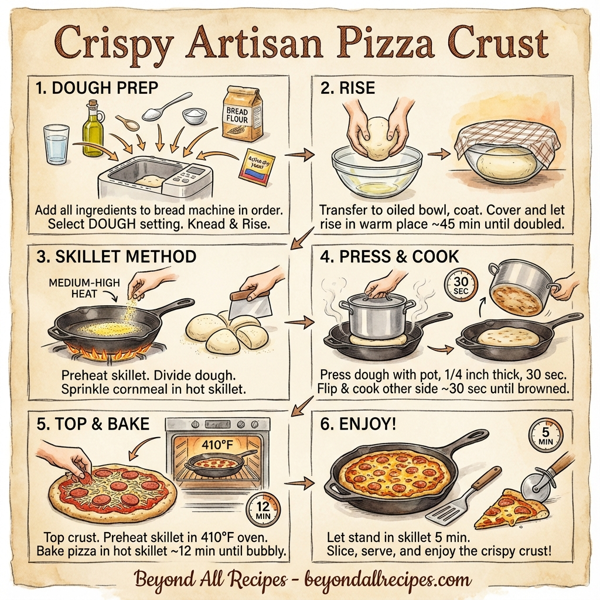 Crispy Artisan Pizza Crust instructions