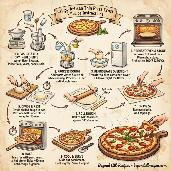 Crispy Artisan Thin Pizza Crust instructions