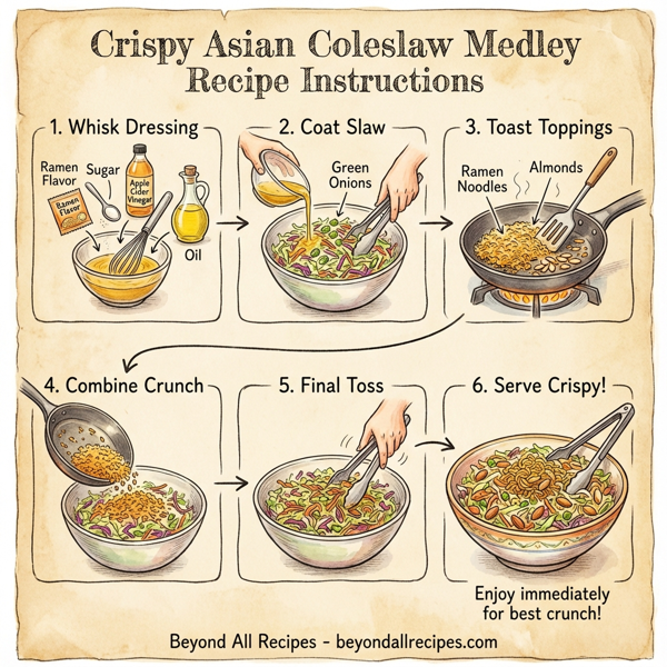 Crispy Asian Coleslaw Medley instructions