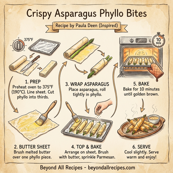 Crispy Asparagus Phyllo Bites instructions