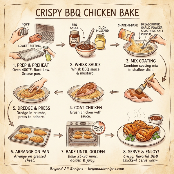 Crispy BBQ Chicken Bake instructions
