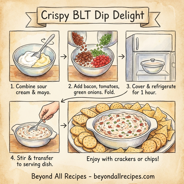 Crispy BLT Dip Delight instructions