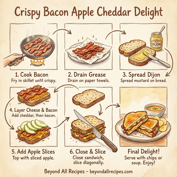 Crispy Bacon Apple Cheddar Delight instructions