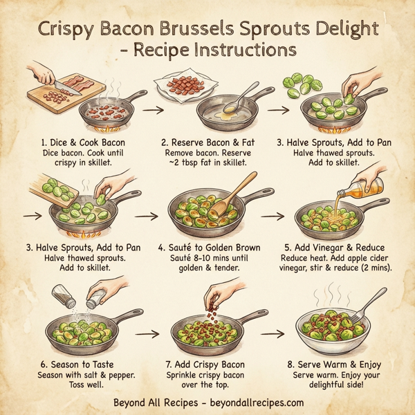 Crispy Bacon Brussels Sprouts Delight instructions