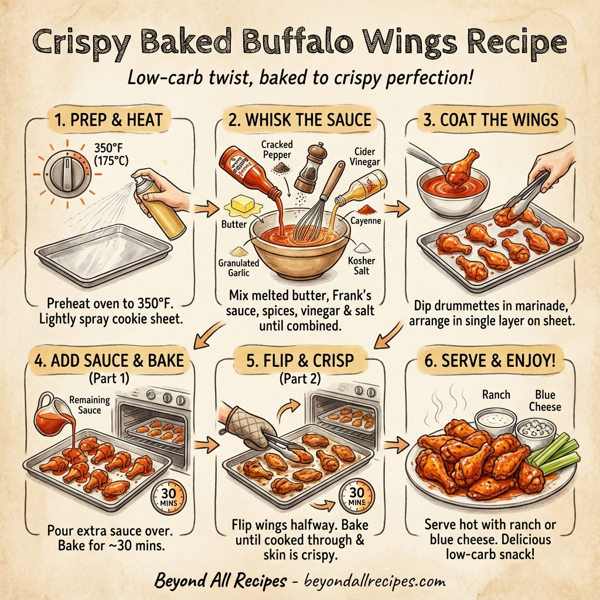 Crispy Baked Buffalo Wings instructions