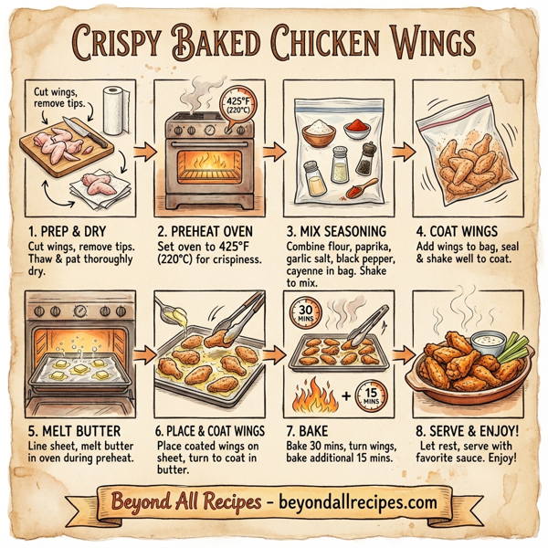 Crispy Baked Chicken Wings instructions