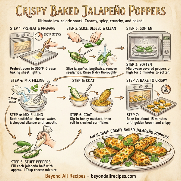 Crispy Baked Jalapeño Poppers instructions